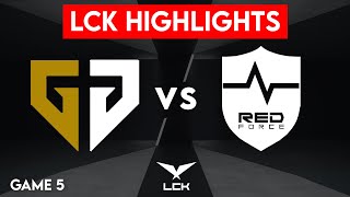 GEN vs NS Highlights Game 5 | LCK Cup Playoffs 2025 | Gen.G vs NS RedForce