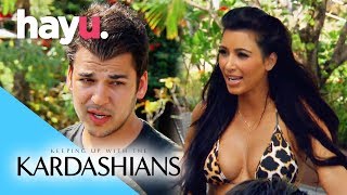 Rob Calls Kim A 'Spoiled Princess' | Keeping Up With The Kardashians