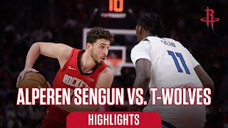 Alperen Sengun (24 points) Highlights vs. Minnesota Timberwolves l Houston Rockets