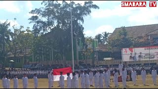 Pengibaran Bendera Sang Saka Merah Putih (SMAN 1 Baturraden)