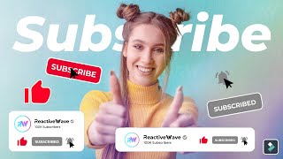 Filmora YouTube Subscribe & Bell Animation Tutorial || ReactiveWave