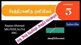 அவதிக்கோணம்\u0026 முழுஅகத்தெறிப்பு தரம் 11 விஞ்ஞானம் Rayees Ahamed KNC.