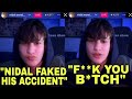 Nidal Wonder GOES OFF + RESPONDS To Fans Who Say His ACCIDENT is FAKE On LIVE?! 😱😳 **With Proof**