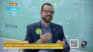 Jorge Seif apresenta propostas para representar SC no senado