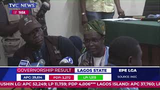 Lagos Governorship Election: Announcement of Ibeju-Lekki LGA Result