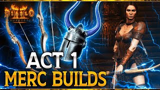 BEST CROWD Control In The Game Period - 5 Powerful ACT 1 Rogue Build Variants Diablo 2 Resurrected