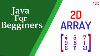 #14 Java Tutorial for beginners in Hindi | Multidimension array in Java | Matrix in Java | 2D Array