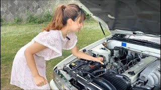 ディーゼルサウンドに興奮する25歳車好き女性。《ローレルマフラー音》　＃shorts