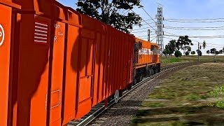 Goods Train Departure From Daund Jn || MSTS In Open Rail