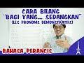 80. BELAJAR BAHASA PRANCIS : CARA BILANG BAGI YANG..SEDANGKAN... (LES PRONOMS DEMONSTRATIFS)