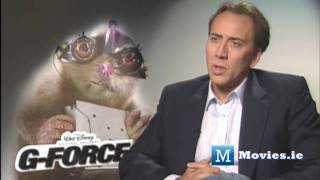 Why Nicolas Cage became a Mole - G-Force Interview