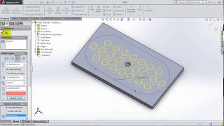 52 SolidWorks 2015 Tutorial 52 Fill Pattern