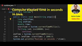 Compute elapsed time in seconds in Java