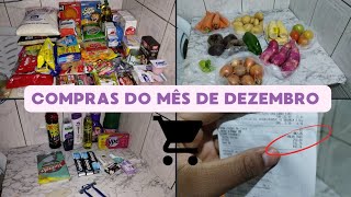 COMPRAS DO MÊS COM VALOR TOTAL❤️ ORGANIZANDO AS COMPRAS 🛒❤️ SUPER COMPENSOU🙏❤️ #comprasdomês