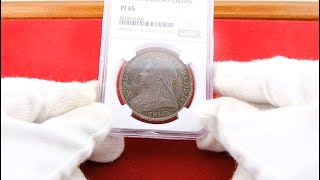 イギリス 1893年 クラウン プルーフ銀貨 ヴィクトリアオールドヘッド 6枚セット NGC