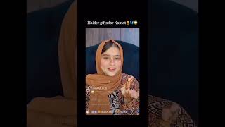 Haider Gift For Kainat 🥰 #hainat #rajabfamily #youtube