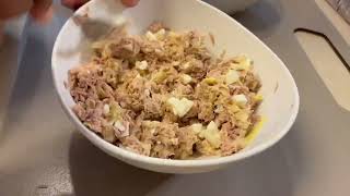 How To Make The Best Tuna  (with Mayo, mayonnaise and mustard) EASY!!!!