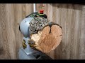 Woodturning - Pear log to beautiful vessel