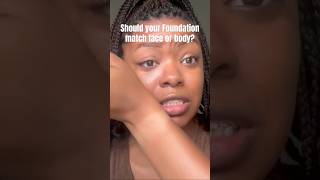 Foundation matching is tricky (full vid) #makeuptutorial