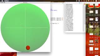 Ball Oscillation Inside a Sphere Visual Python