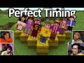 Indian gamers PERFECT TIMING in Minecraft 🔴 techno gamerz, bbs, mythpat, gamerfleet, yessmartypie