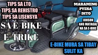 JONSON E-BIKE E-TRIKE NOON AT NGAYON SUBOK NA NG PANAHON | MATIBAY AT DE KALIDAD ANG UNIT NAMIN