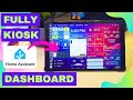 🖥️ Smart Dashboard For Home Assistant With Music | Fully Kiosk Browser Integration | Full Guide