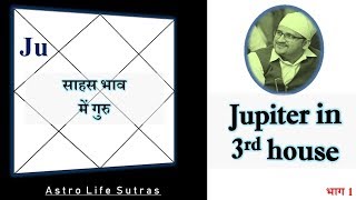 3 भाव में गुरु | बृहस्पति तीसरे भाव में | Jupiter in 3 house | Nitin Kashyap