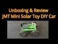 Review & Unboxing Mini DIY Car Solar Panel | Mobil Mainan Solar Panel