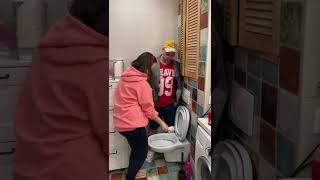 Husband and toilet seat 🚽 🚽|dumb and dumb part 240