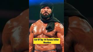 Top 10 Famous Indian Wrestlers 💪.      #shorts #viral #wrestling