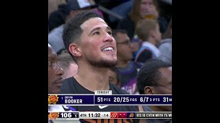Devin Booker put up 51 PTS in THREE quarters 😳