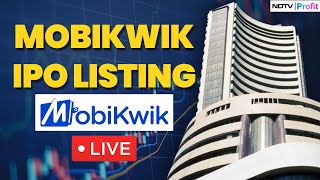 MobiKwik Listing LIVE | MobiKwik Share Price | Stock Market Trading LIVE | IPO News