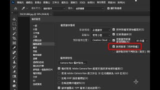 20200505 Adobe Photoshop CC 2022 084 啟用舊版 另存新檔 格式