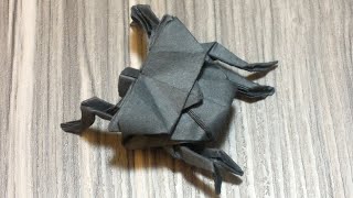 DIY-paper origami Stink Bug∣椿象摺紙