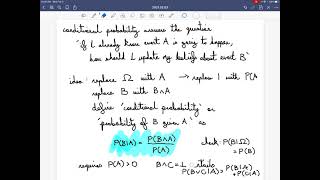 Lecture 5 (02/03) Conditional probability