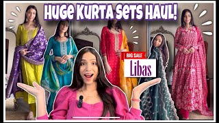 Huge LIBAS Kurta Sets Haul l Kurta Sets For Wedding and Festive Season #libas #kurtaset #ethnicwear