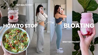 Tips to STOP BLOATING! What I eat for gut health \u0026 digestion