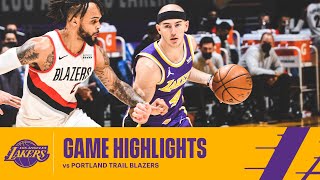 HIGHLIGHTS | Los Angeles Lakers vs Portland Trail Blazers