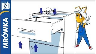 Jak wyjąć i regulować  szufladę z prowadnicą DefraPlatinium timing