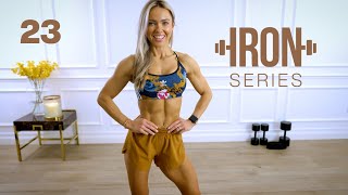 IRON Series 30 Min Superset Glutes and Hamstrings Workout | 23