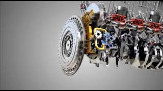 Caterpillar GCM34 - G16CM34 Engine Animation