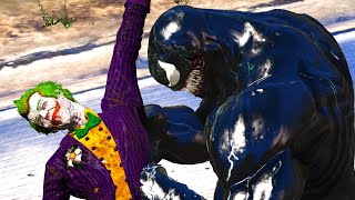 Venom Vs Joker Epic Battle - GTA V - King Of Gamer