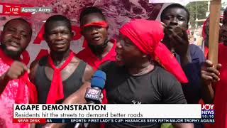 Agape Demonstration Residents give Gov't 3-month ultimatum to fix roads -  News Desk (10-12-21)