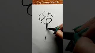 Simple Flowers Drawing.