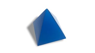 Origami Pyramid(part3) - how to make an easy origami Pyramid
