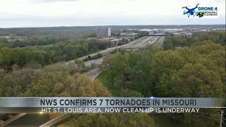 7 tornadoes confirmed in Missouri - Illinois Saturday night