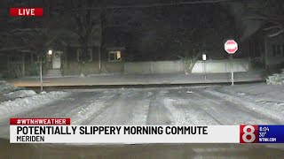 Connecticut commuters should prepare for a potentially slippery commute