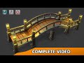 Complete video for how to make a stylized bridge with Maya, Zbrush, and Substance Painter