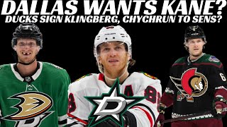 NHL Trade Rumours - Kane to Dallas? Chychrun to Sens? Kessel to Oilers? + Ducks Sign Klingberg